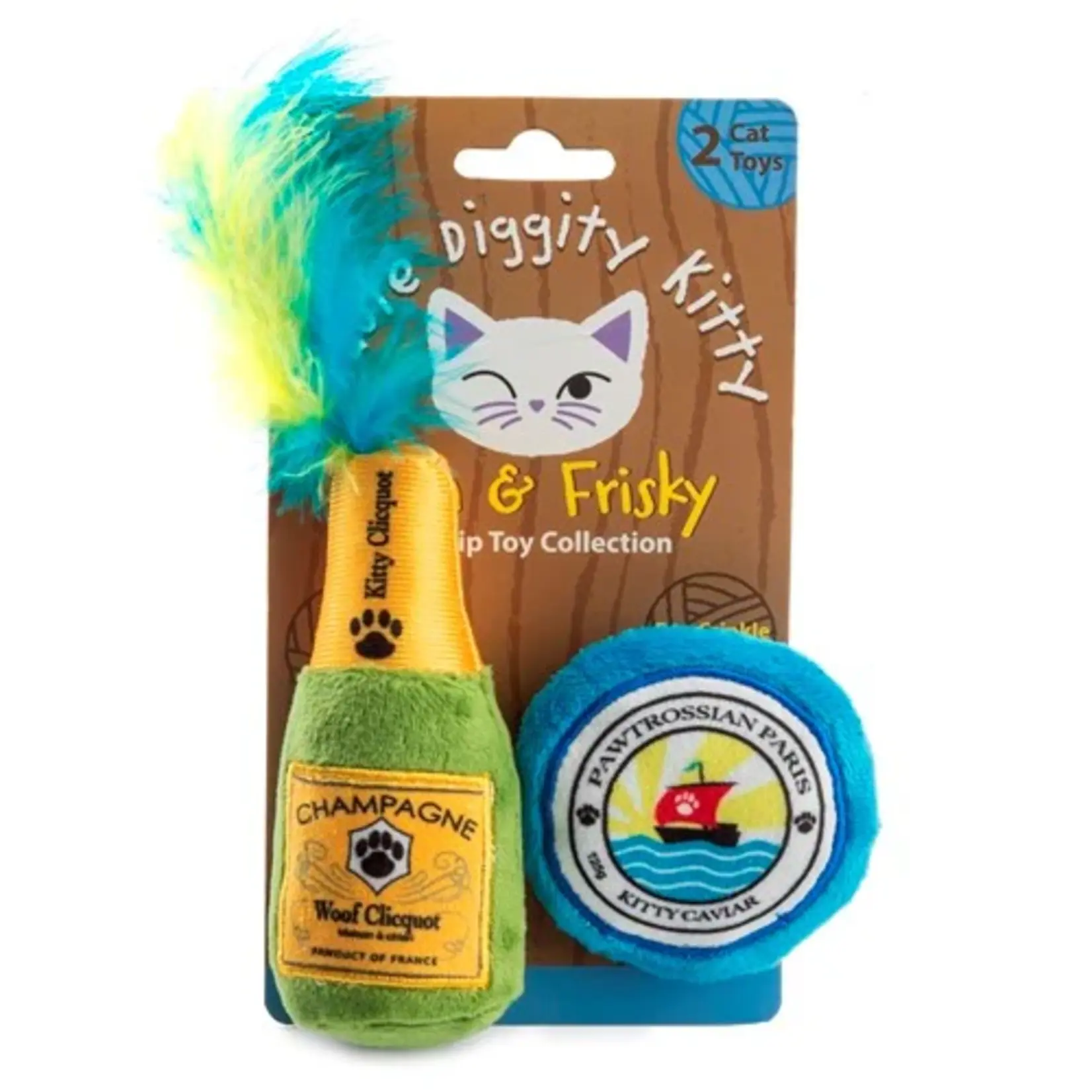 haute Diggity Kitty Haute Diggity Kitty Clicquot 2pk
