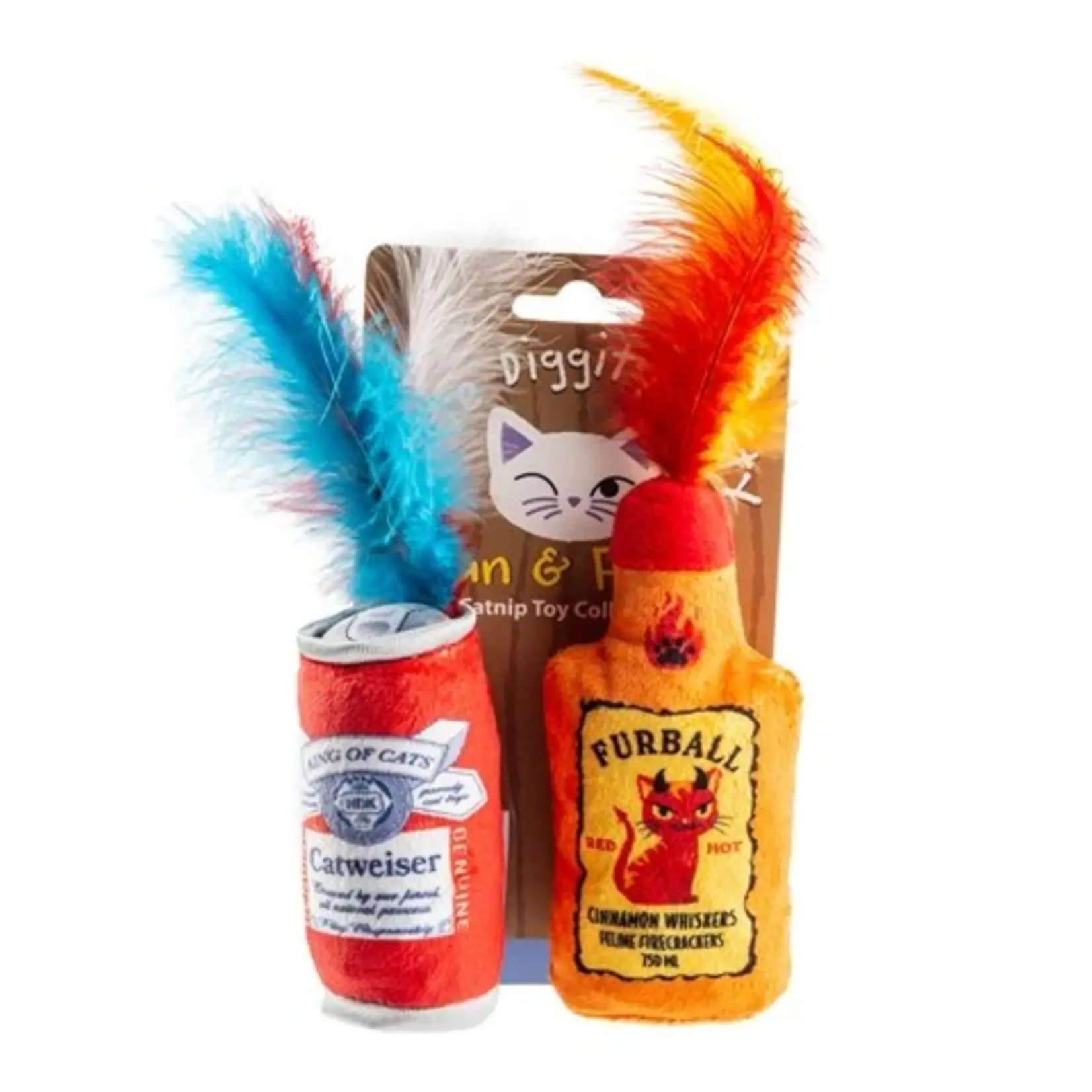 haute Diggity Kitty Haute Diggity Kitty Furball + Catweiser 2 pk