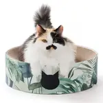 Necoichi Necoichi Cozy Cat Scratcher Bowl Green