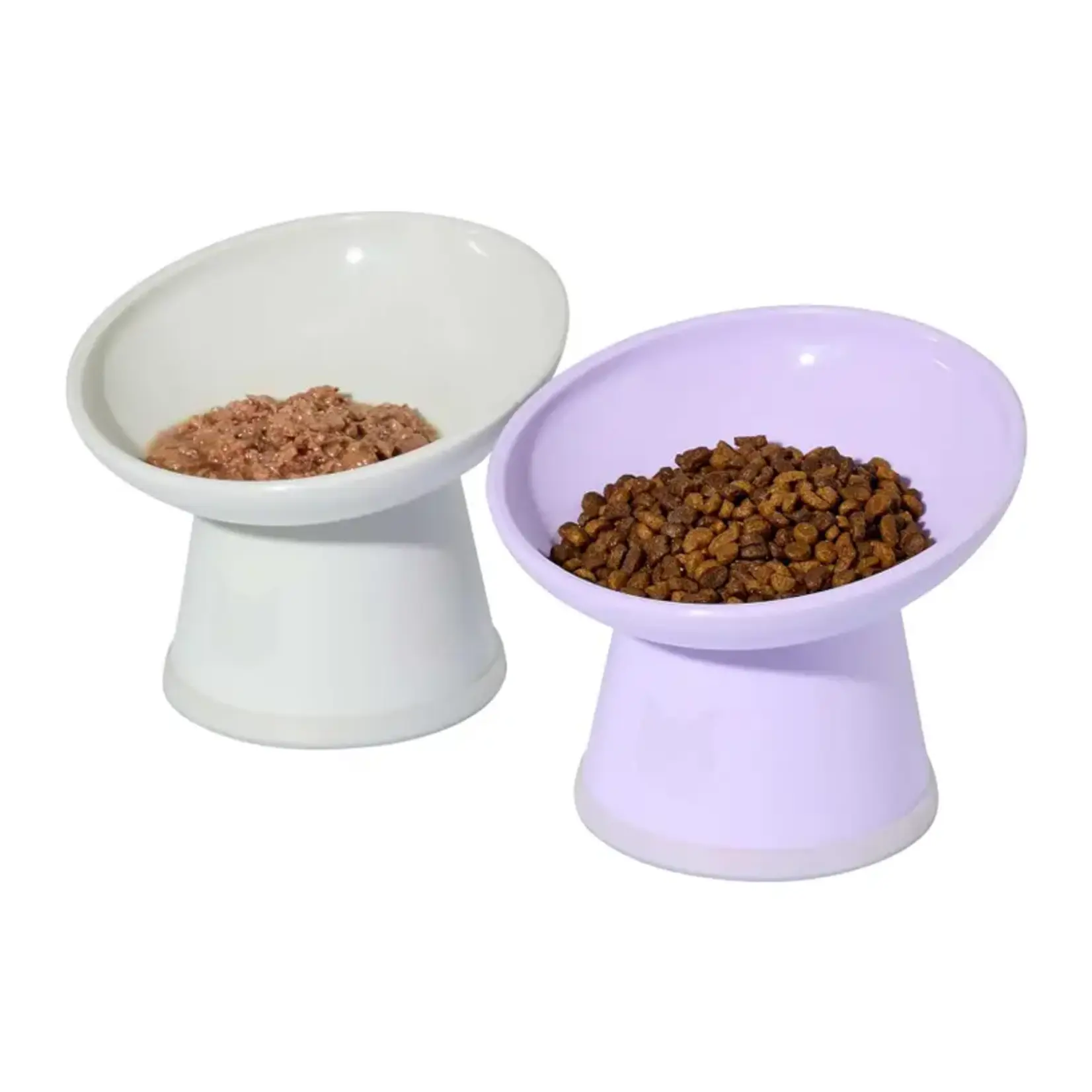 Necoichi Necoichi Tilted Stress Free Raised Cat Food Bowl