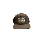 Heritage Savin' Lives Corduroy brown trucker hat