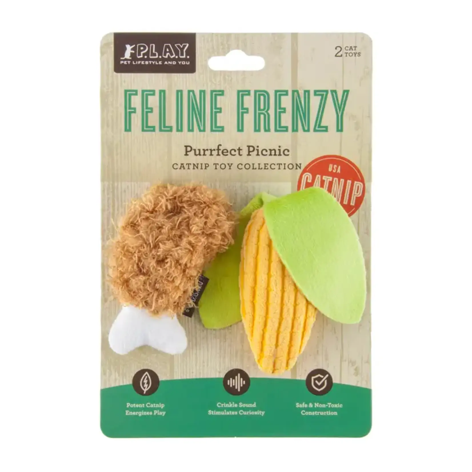 P.L.A.Y. P.L.A.Y Feline Frenzy Purrfect Picnic catnip toy