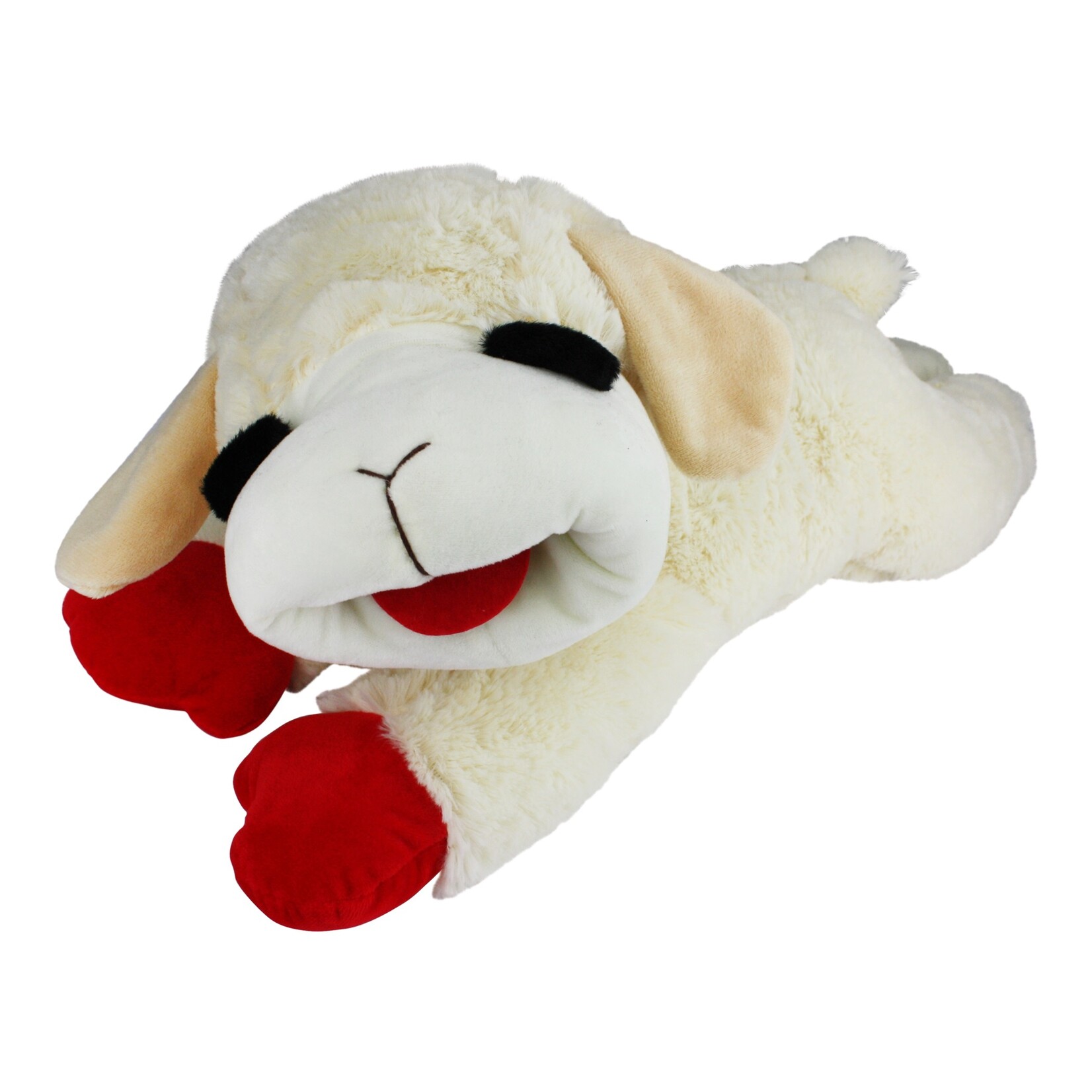 Multipet Multipet Lamb Chop Plush Dog Toy Jumbo