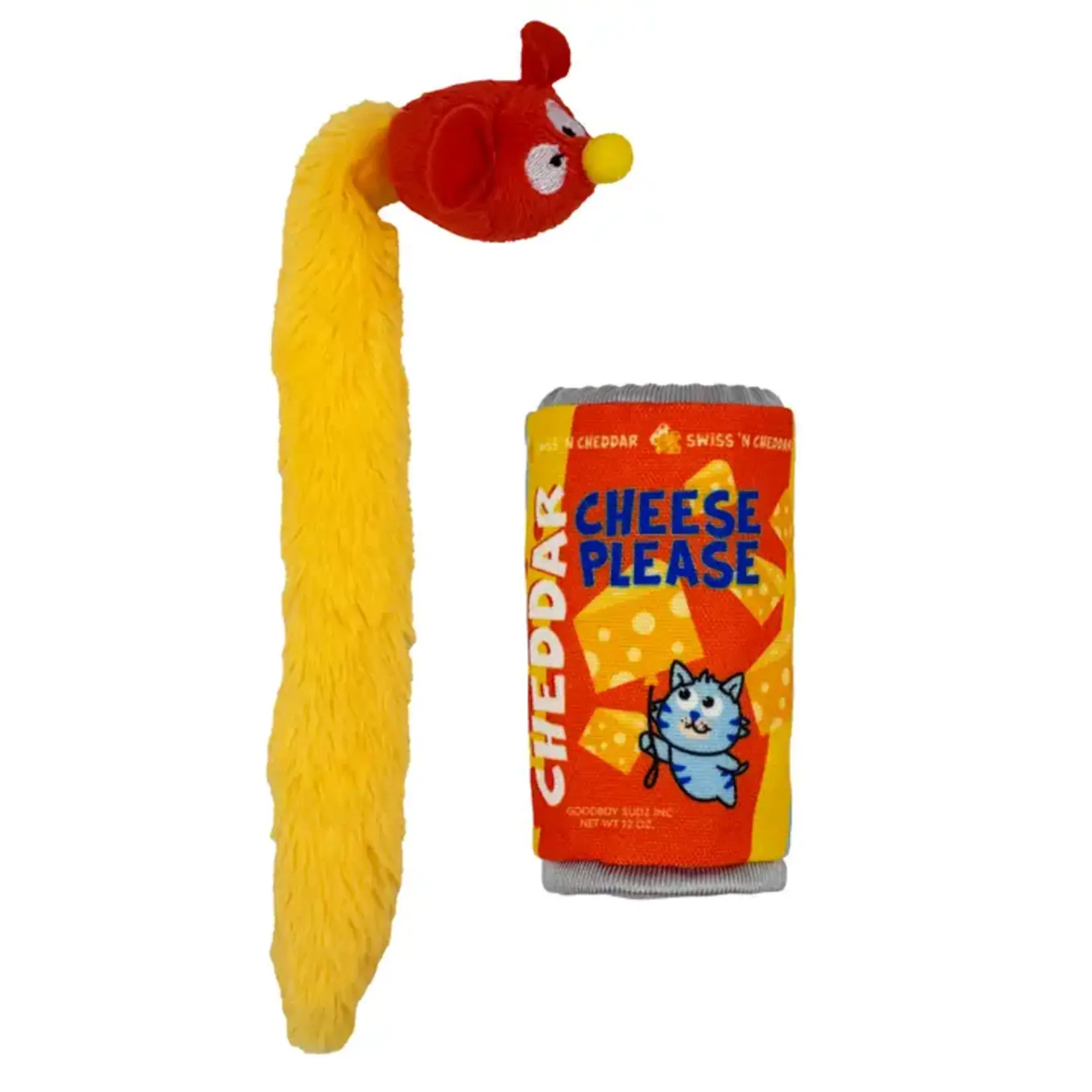 Huxley&Kent Huxley & Kent Cheddar Cheese Please Stuffer cat toy
