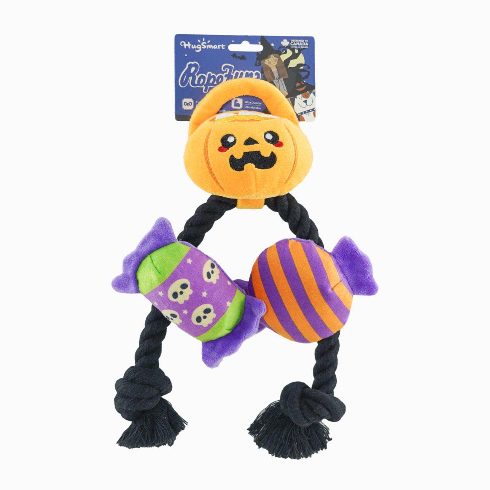 HugSmart Pet Howloween Night- Howloween Candy rope toy