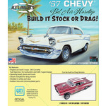 Atlantis Models 1/25 1957 Chevy Bel Air Stock / Drag Plastic Model Kit
