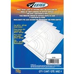 Estes Rockets Laser Cut Centering Rings and Paper Adapters (4 pc)