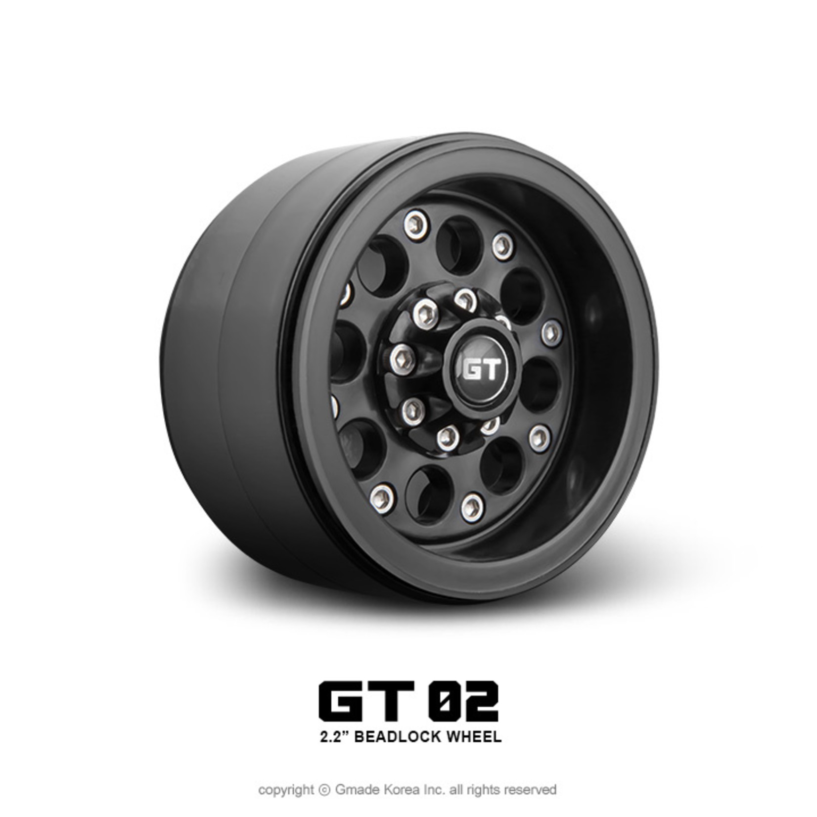 Gmade GMA70234 - 2.2 GT02 Beadlock Wheels (2)