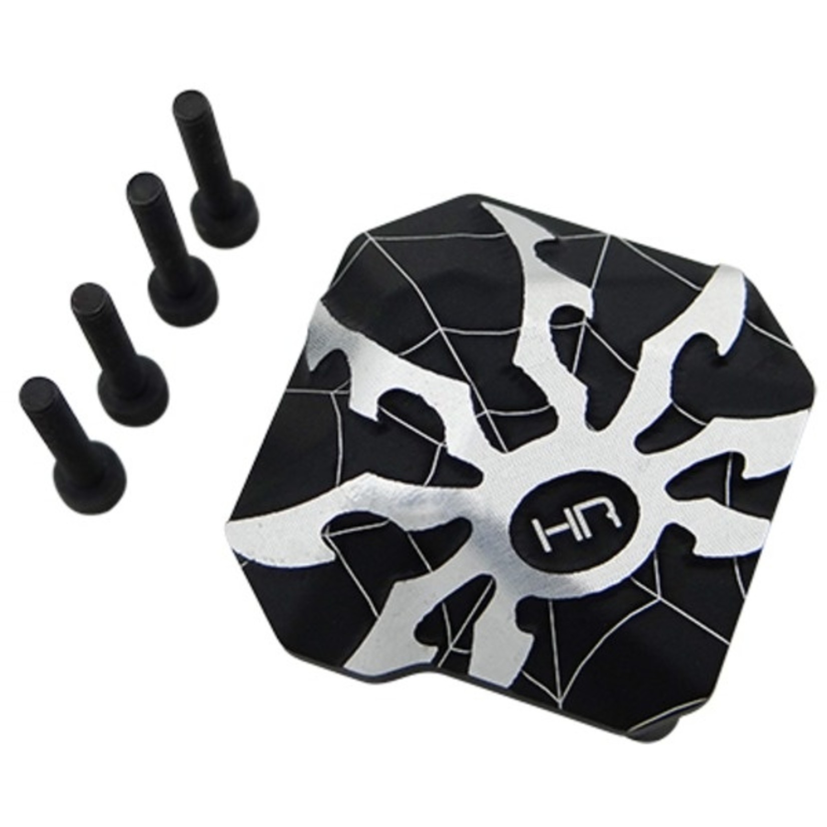 Hot Racing HRASCXT12CP01 - Aluminum Ar44 Axle Diff Spider Covers, for Axial SCX2