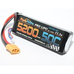 Power Hobby 5200mAh 11.1V 3S 50C LiPo Battery w/ Hardwired XT90