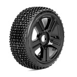 Roapex R/C Roller 1/8 Buggy Tire Black Wheel with 17MM Hex Mounted