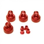 ST Racing Concepts CNC Machined Alum. Shock Caps for Traxxas 4Tec 2.0 (Red)