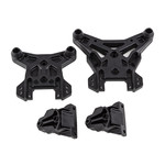 Team Associated Rival MT8 Shock Towers and Center Brace Mounts