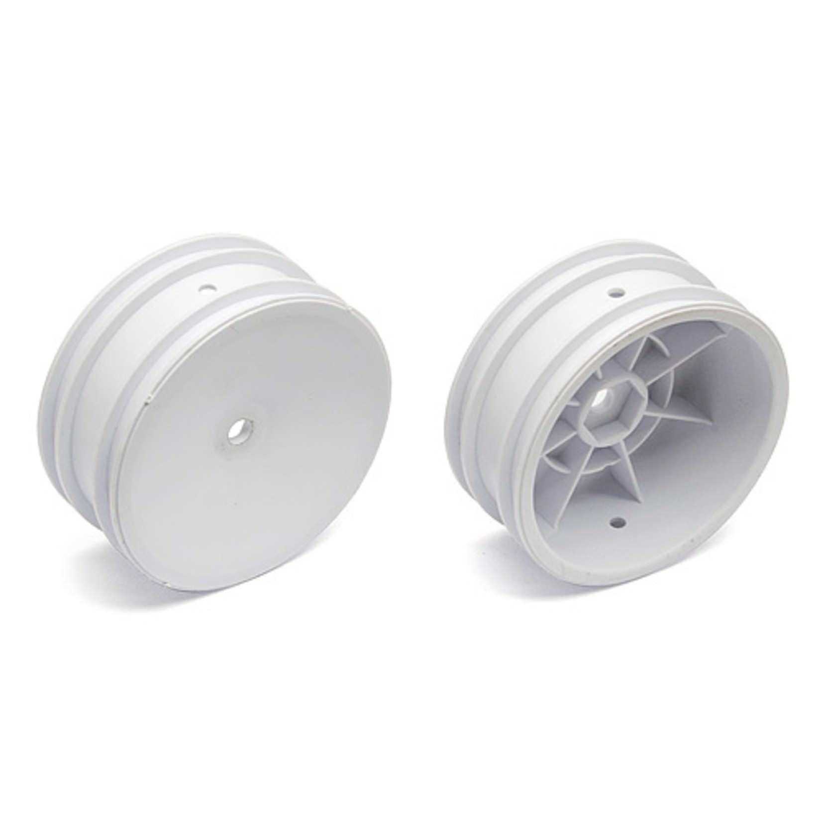 Team Associated ASC9690 - 2WD Front Wheels, 2.2 in, 12 mm Hex, White
