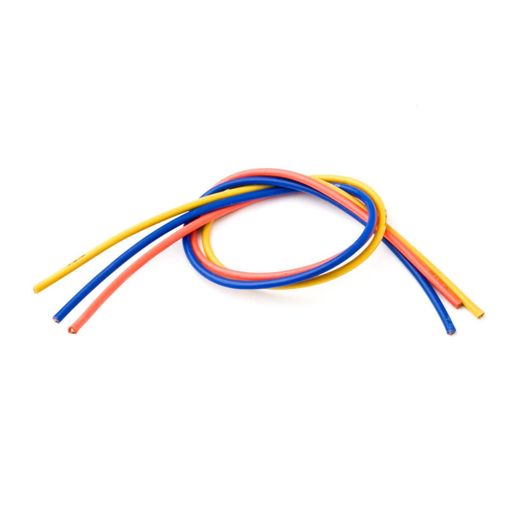 TQ Wire TQW1604 - 16 Gauge Super Flexible Wire- 1' ea. Blue, Yellow, Orange