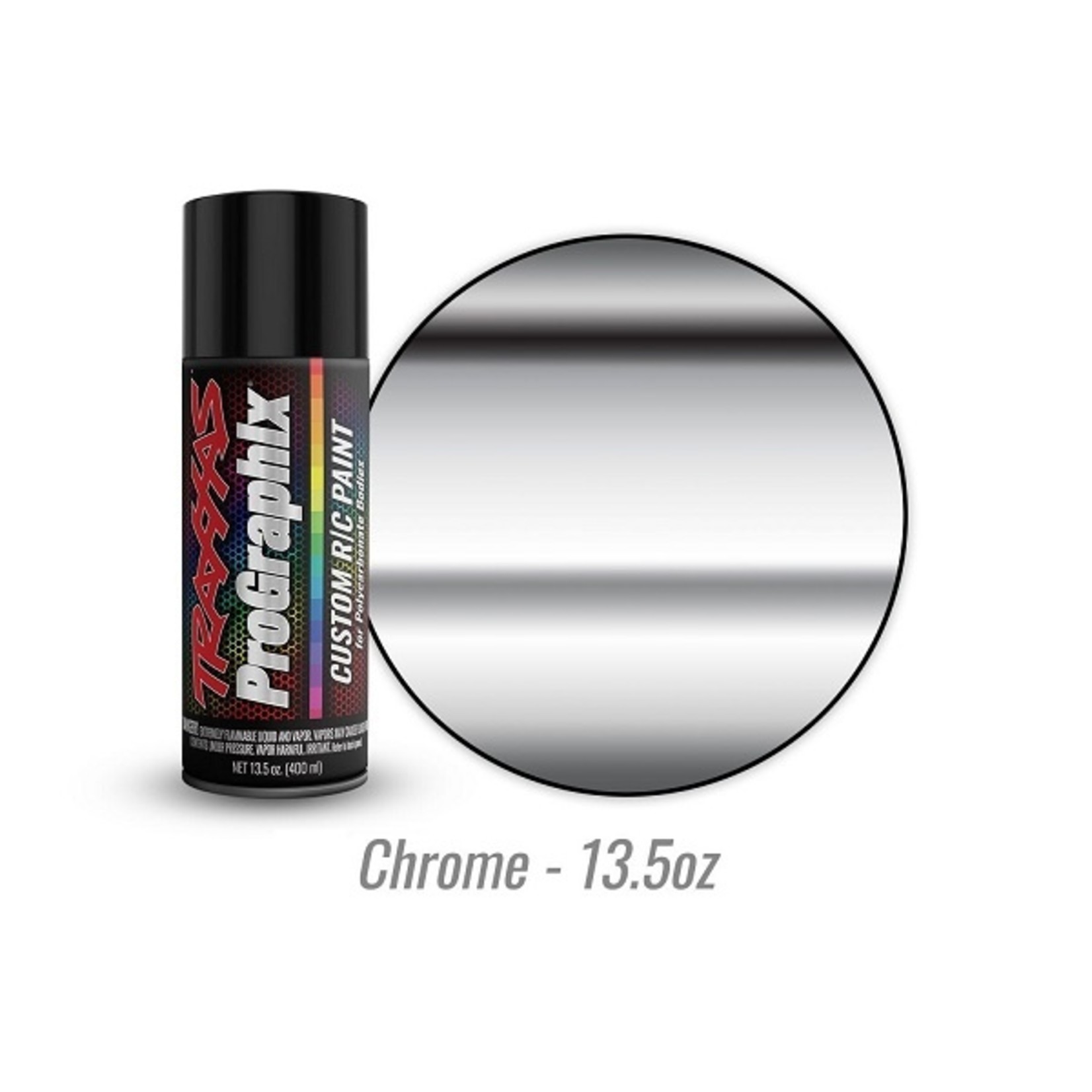 Traxxas 5046X - Body paint, ProGraphix, chrome (13.5oz)