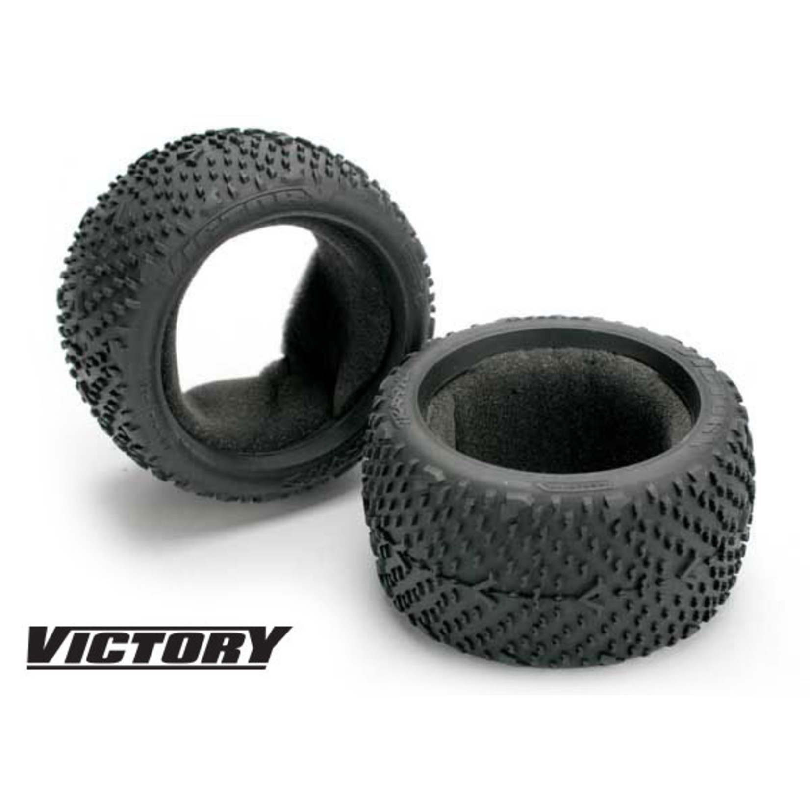 Traxxas 5570 - Tires, Victory 2.8' (rear) (2)/ foam insert