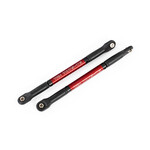 Traxxas 8619R - Push rods, aluminum (red-anodized), heavy