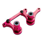 Traxxas 3743P - Steering bellcranks, drag link (pink-anodi