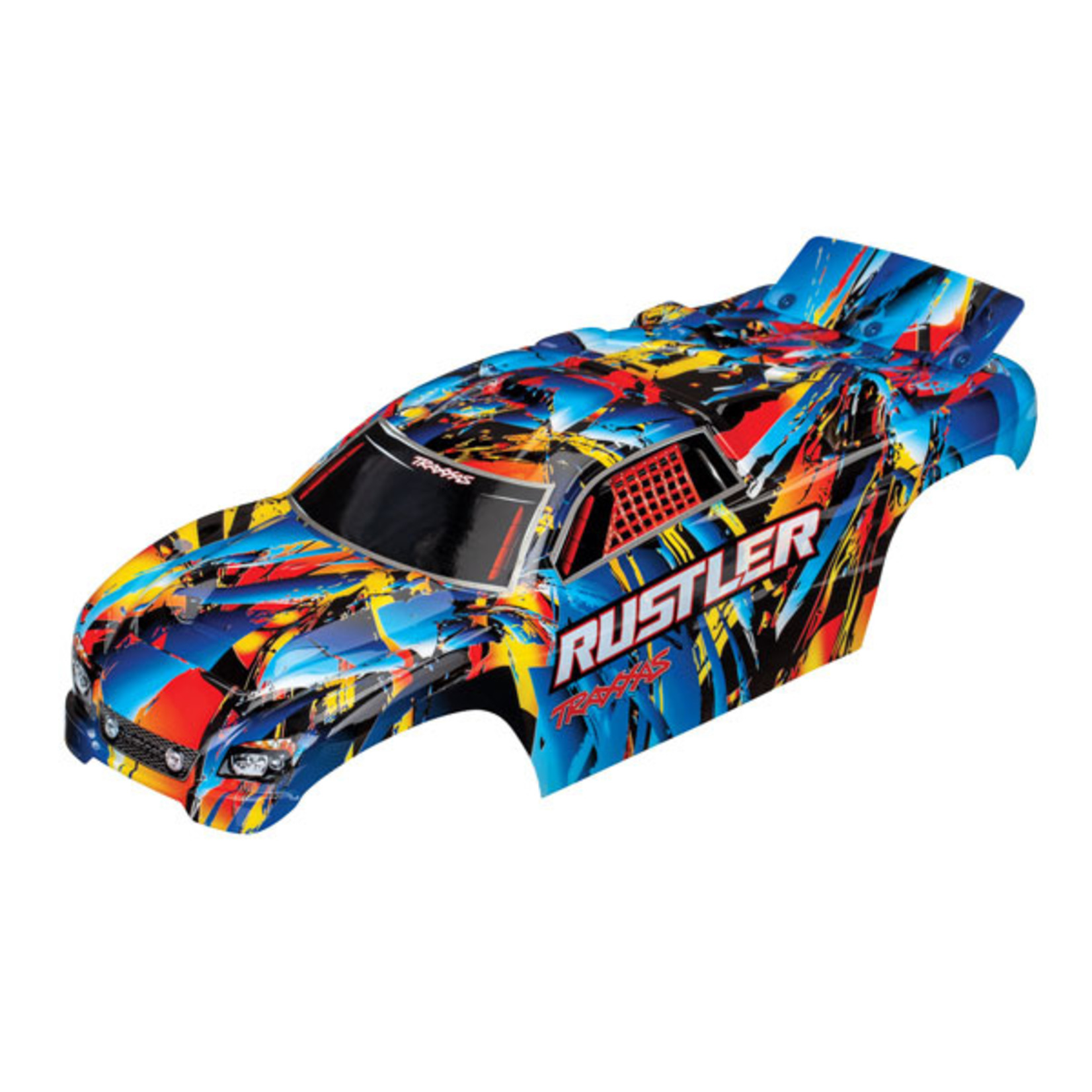 Traxxas 3748 - Body, Rustler, Rock n' Roll (painted, decal