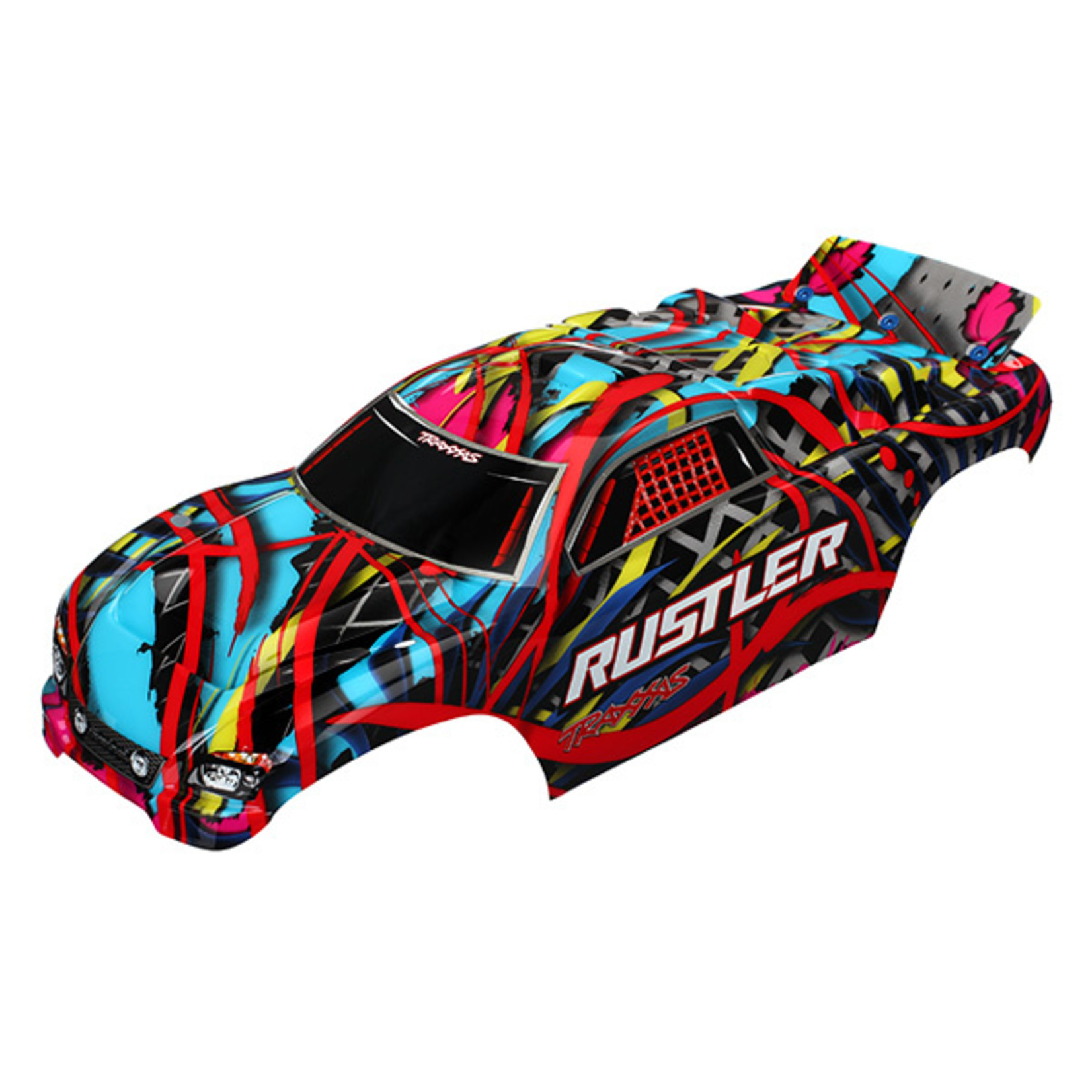 Traxxas 3749 - Body, Rustler, Hawaiian graphics (painted,