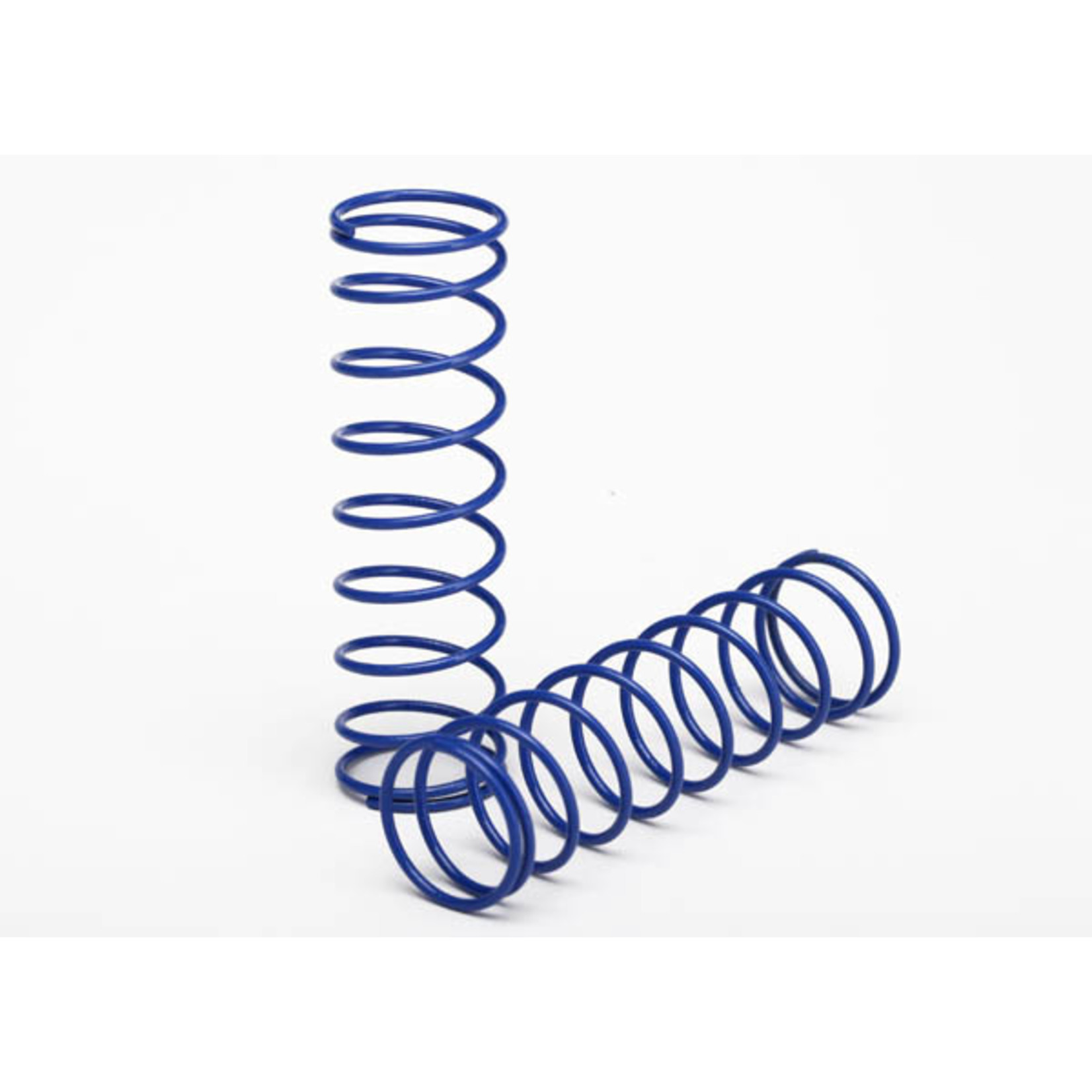 Traxxas 3758T - Springs, blue (front) (2)