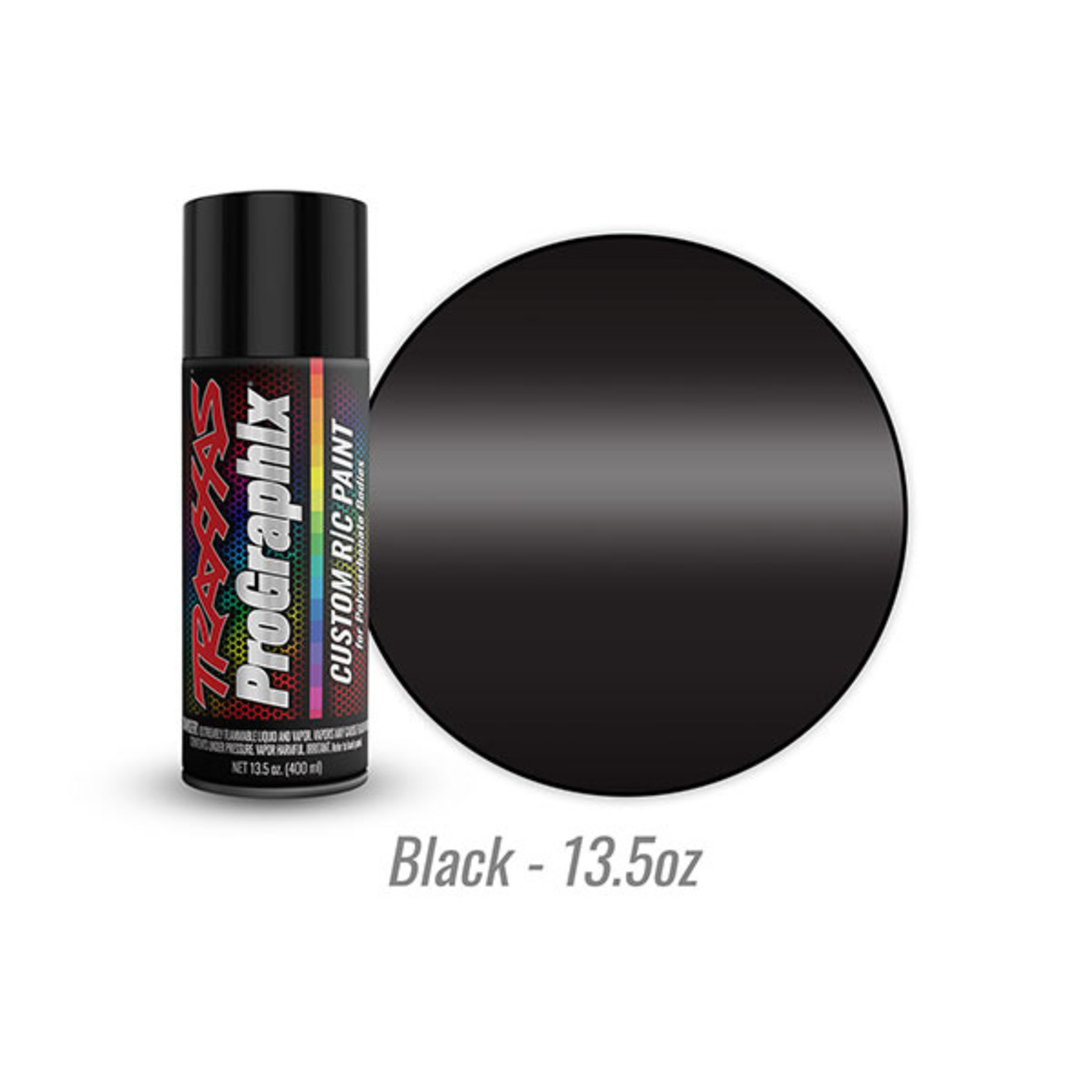 Traxxas 5055X - Body paint, ProGraphix, black (13.5oz)