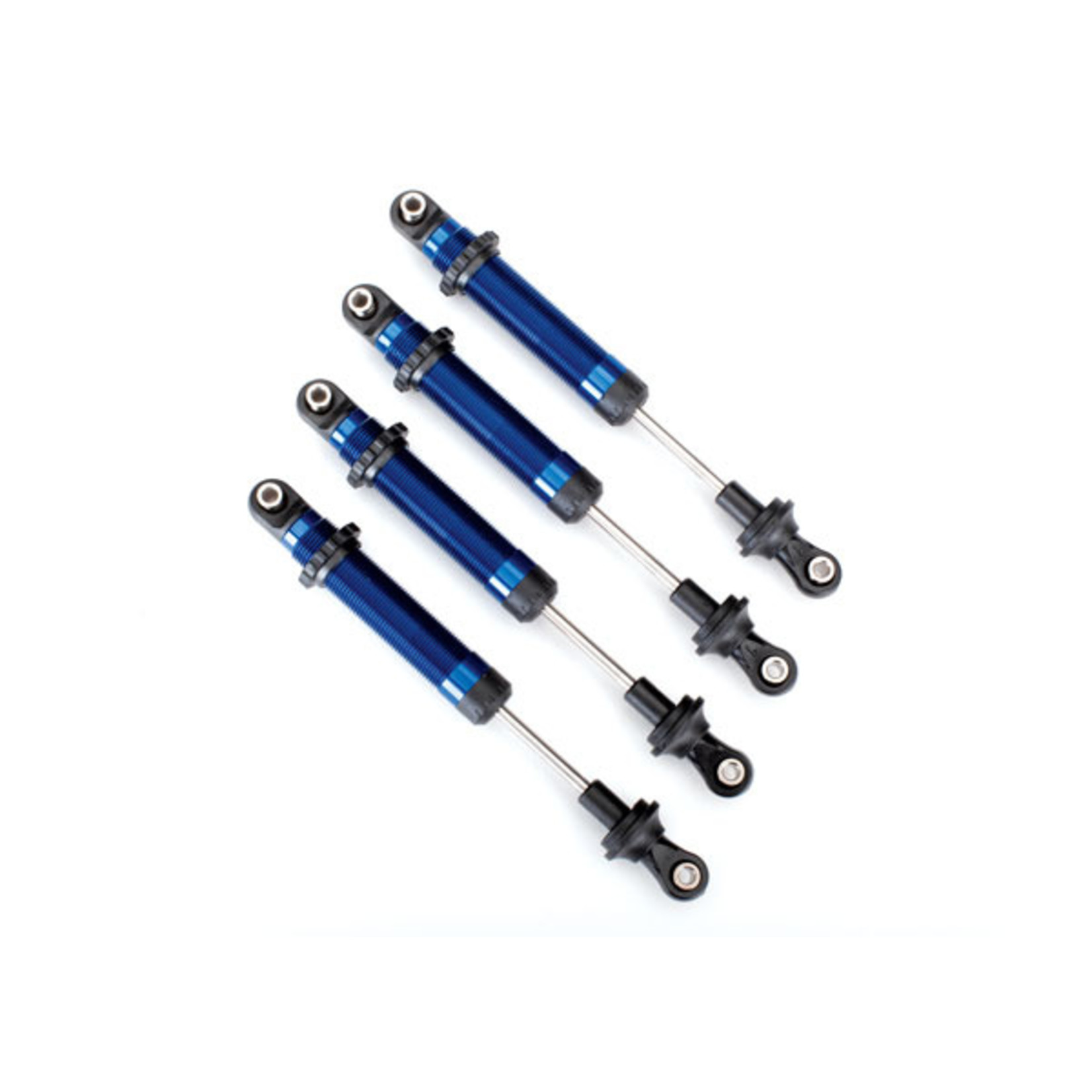 Traxxas 8160X - Shocks, GTS, aluminum (blue-anodized) (ass