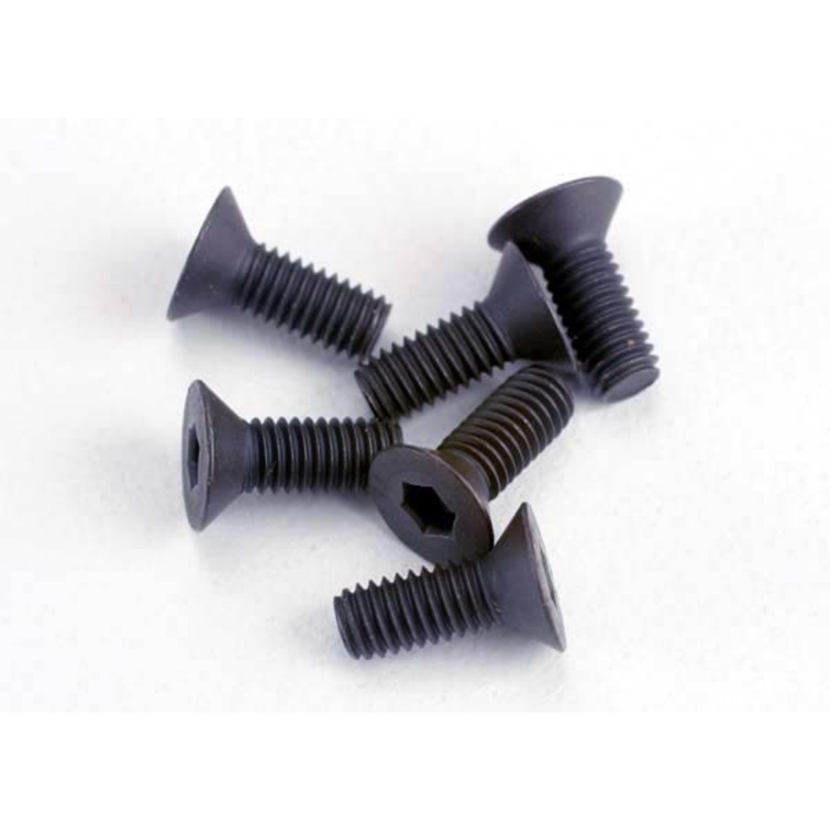 Traxxas 2550 - Screws, 3x8mm countersunk machine (6) (hex