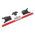 Traxxas 6730R - Chassis brace kit, red (fits Rustler 4X4 o