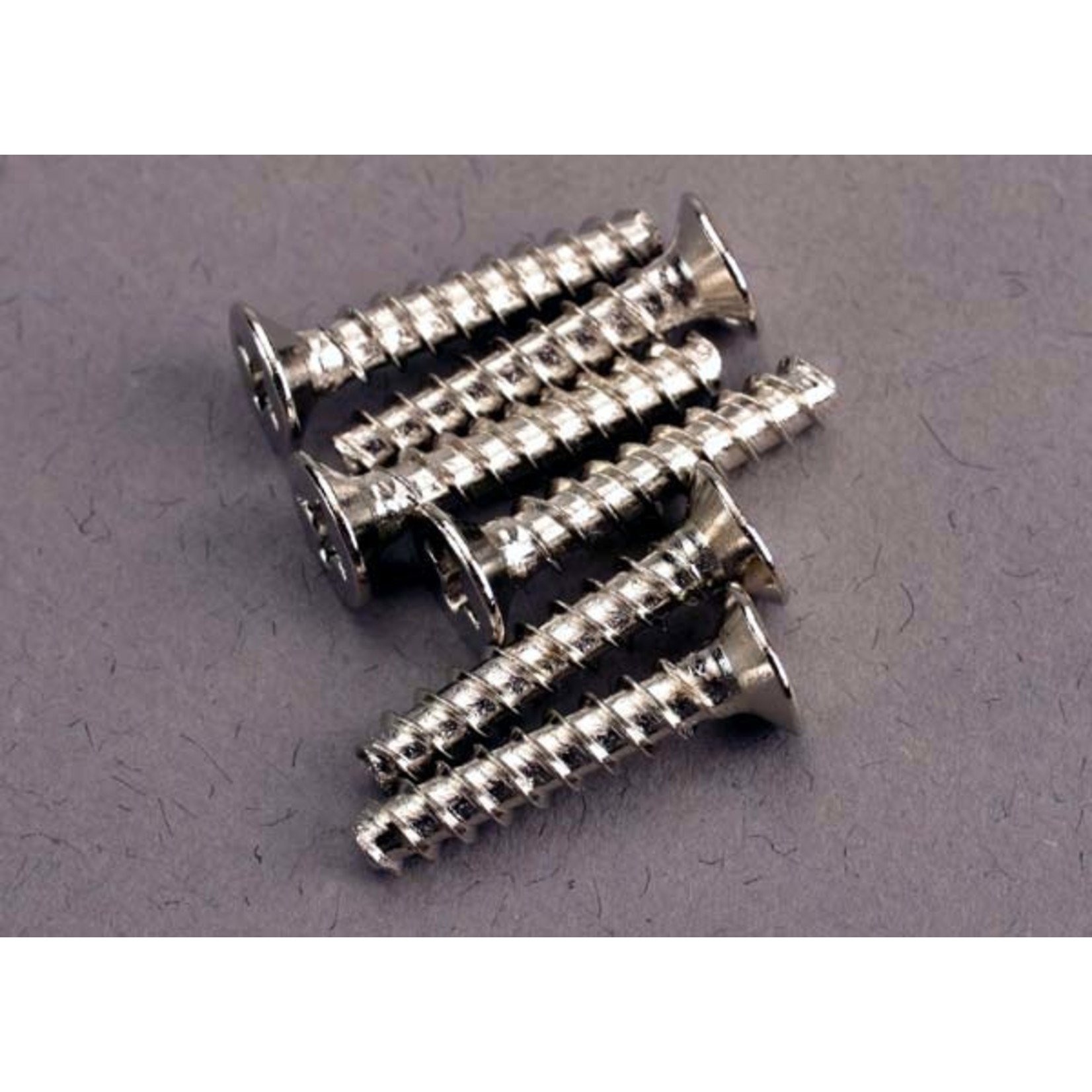 Traxxas 2649 - Screws, 3x15mm countersunk self-tapping (6)