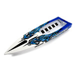 Traxxas 5718 - Hull, Spartan, blue graphics (fully assembl