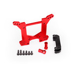 Traxxas 6738R - Shock tower, rear, 7075-T6 aluminum (red-a