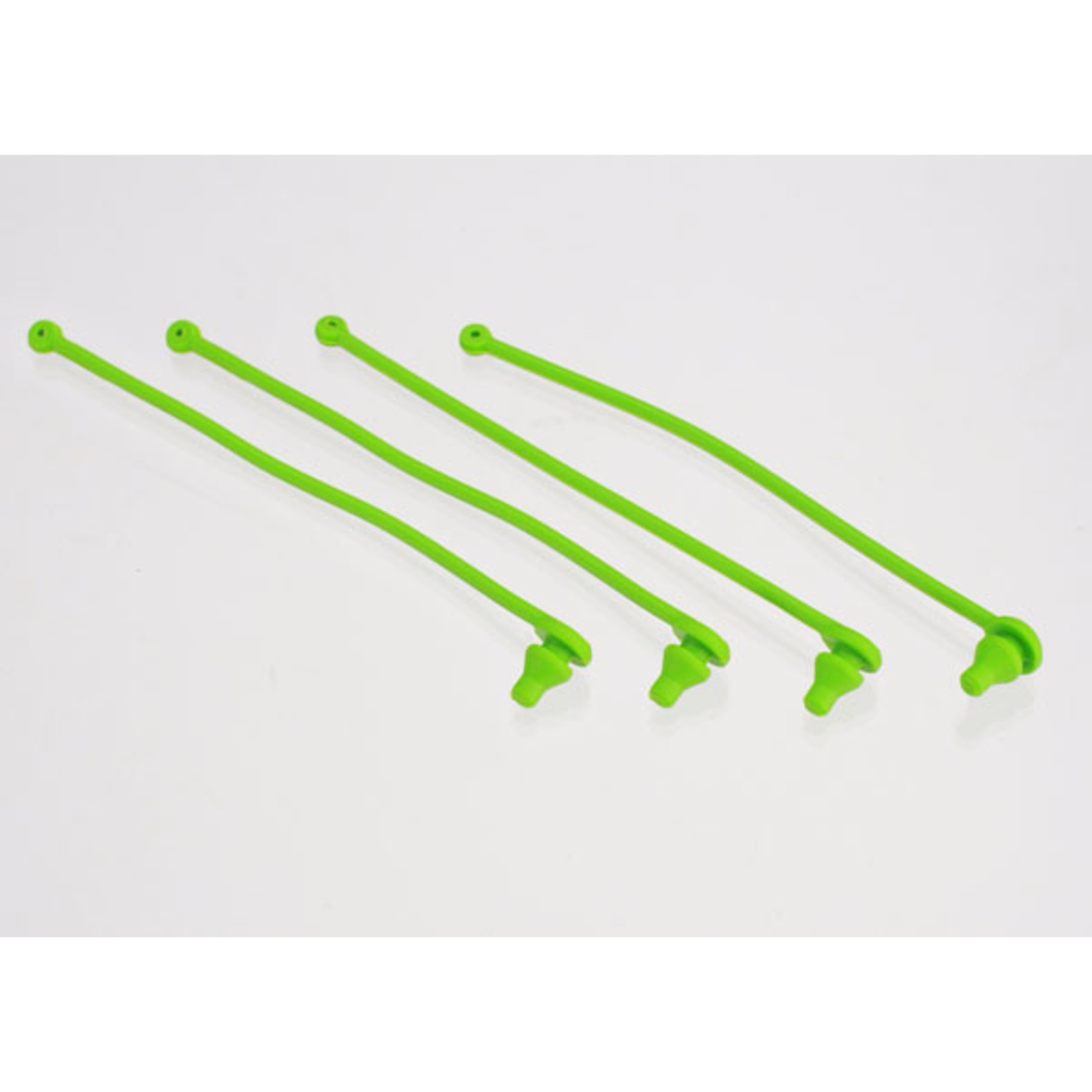 Traxxas 5753 - Body clip retainer, green (4)