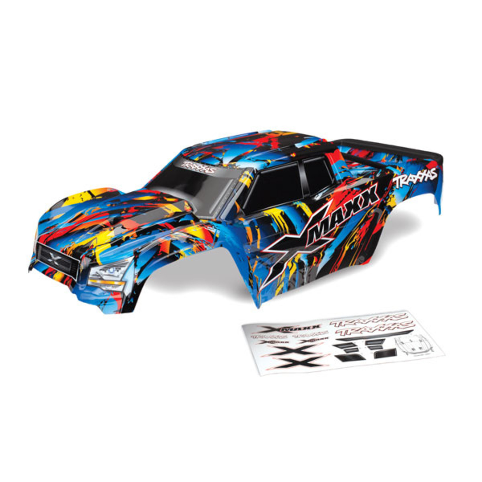 Traxxas 7711T - Body, X-Maxx, Rock n' Roll (painted, decal