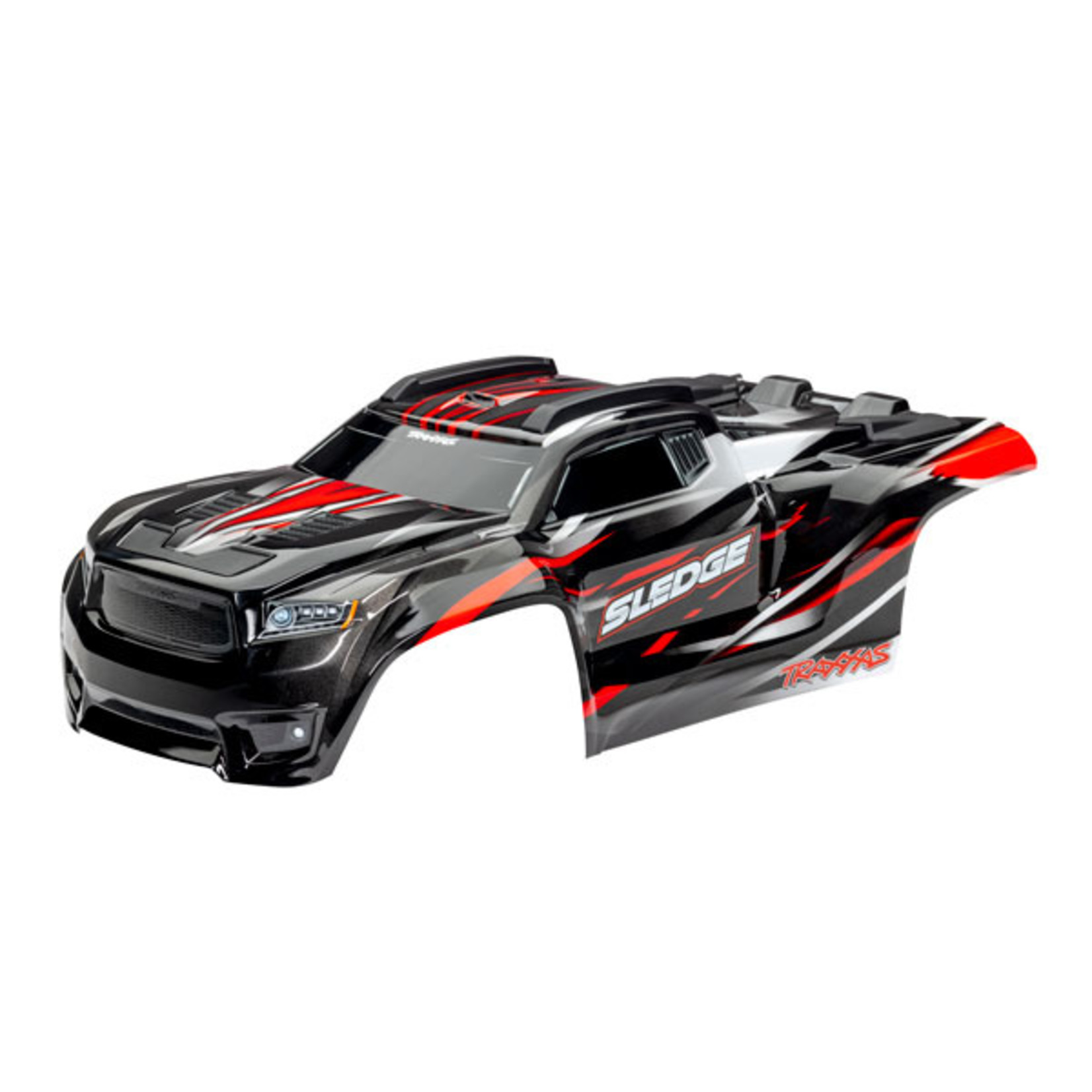 Traxxas 9511R - Body, Sledge, red (painted, decals applied