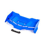 Traxxas 9517X - Wing/ wing washer (blue)/ 4x12mm FCS (2)