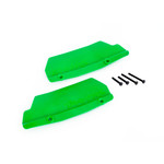 Traxxas 9519G - Mud guards, rear, green (left and right)/