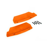 Traxxas 9519T - Mud guards, rear, orange (left and right)/