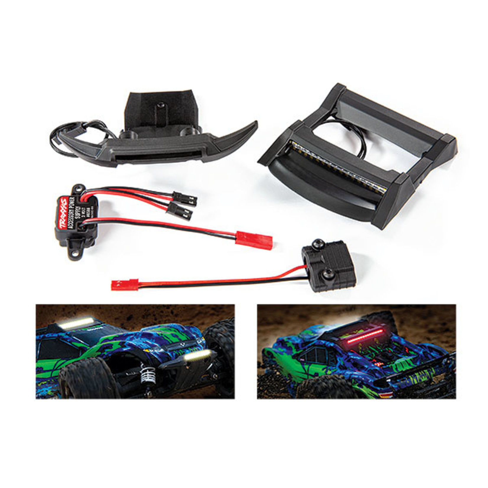 Traxxas 6795 - LED light set, complete (includes bumper wi