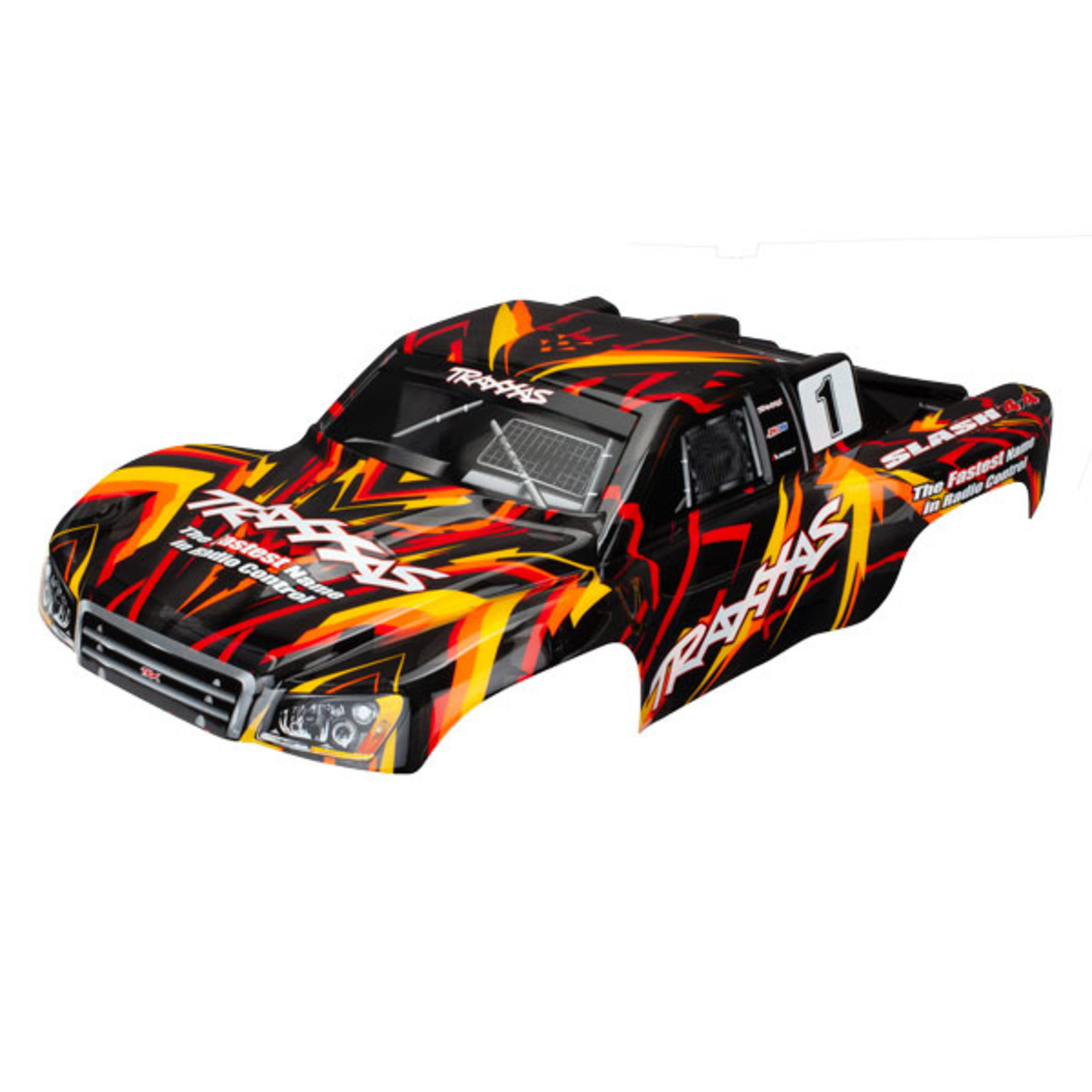 Traxxas 6816 - Body, Slash 4X4, orange (painted, decals ap