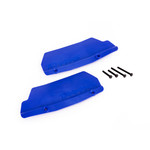 Traxxas 9519X - Mud guards, rear, blue (left and right)/ 3