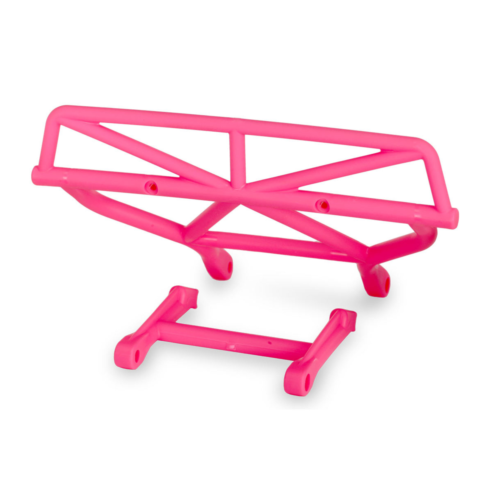 Traxxas 5836P - Bumper, rear/ bumper mount, rear (pink)