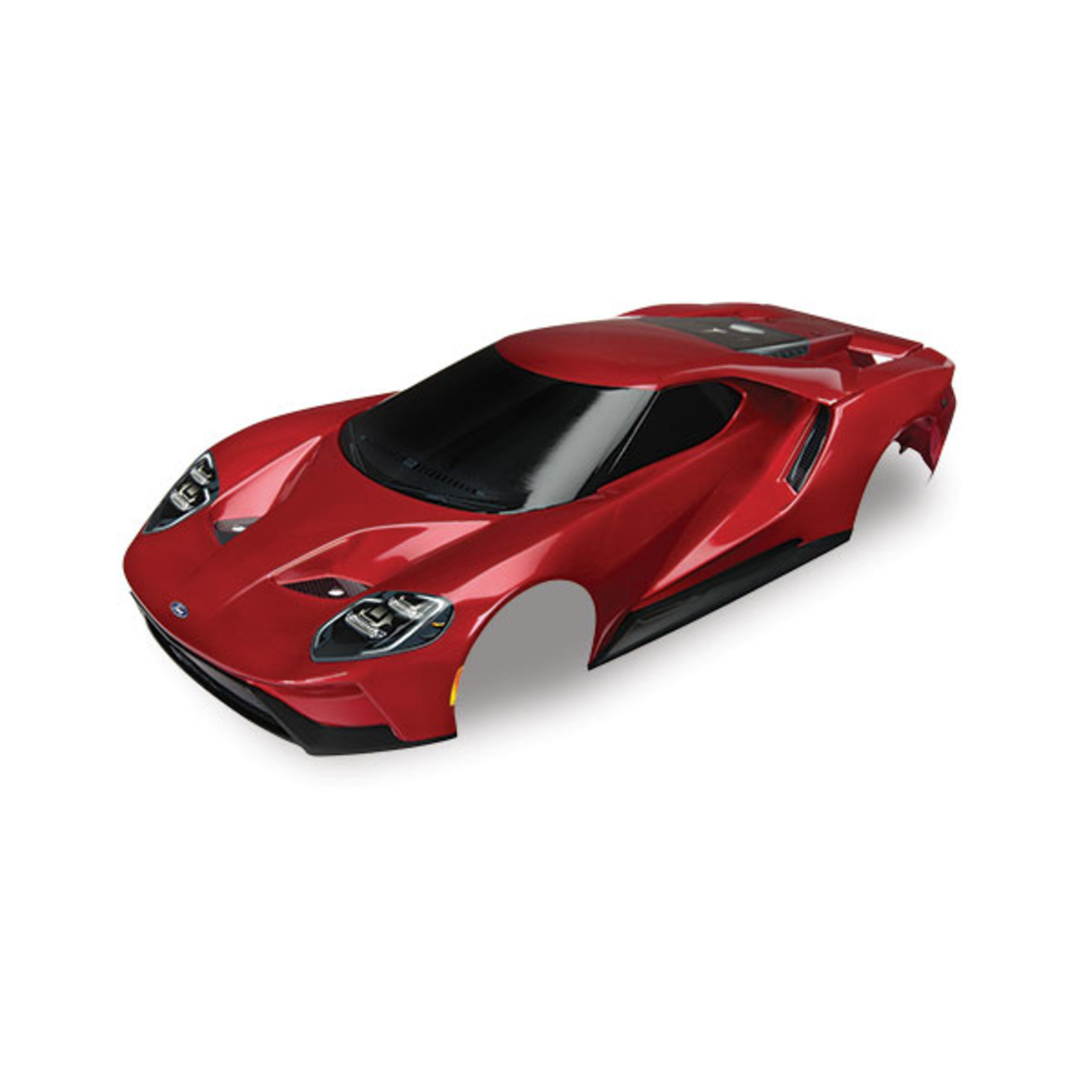 Traxxas 8311R - Body, Ford GT, red (painted, decals applie