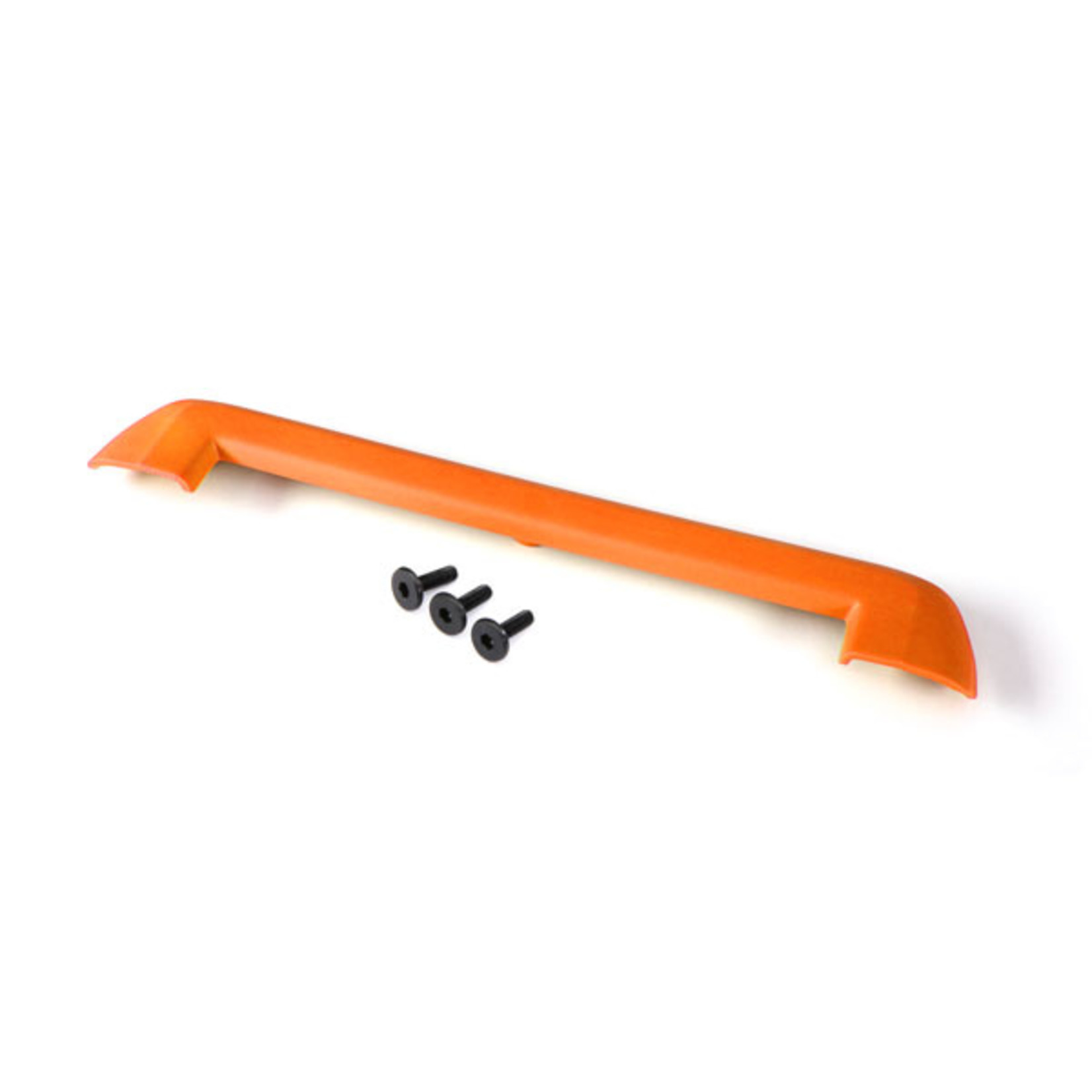 Traxxas 8912T - Tailgate protector, orange/ 3x10mm flat-he