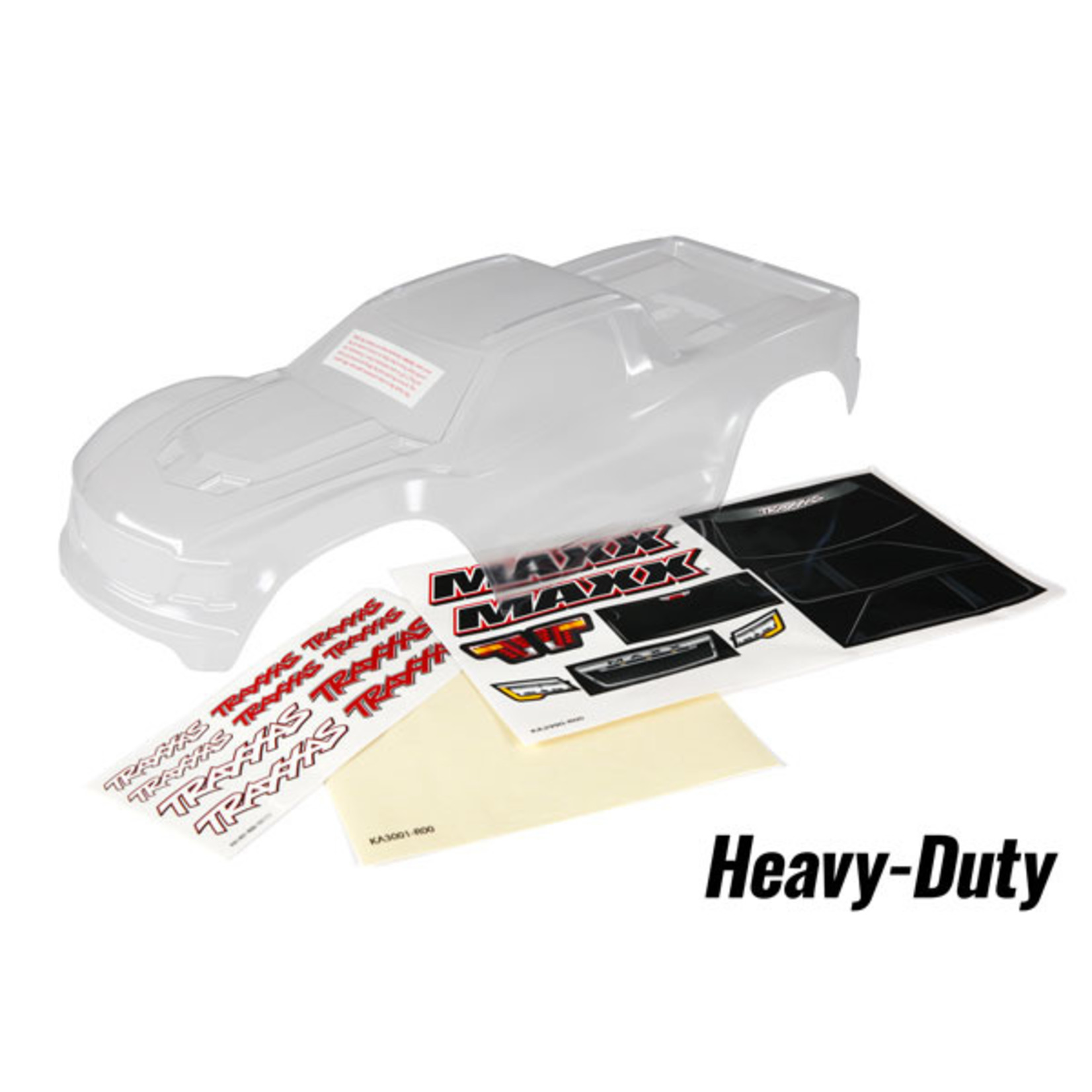 Traxxas 8914 - Body, Maxx, heavy duty (clear, requires painting