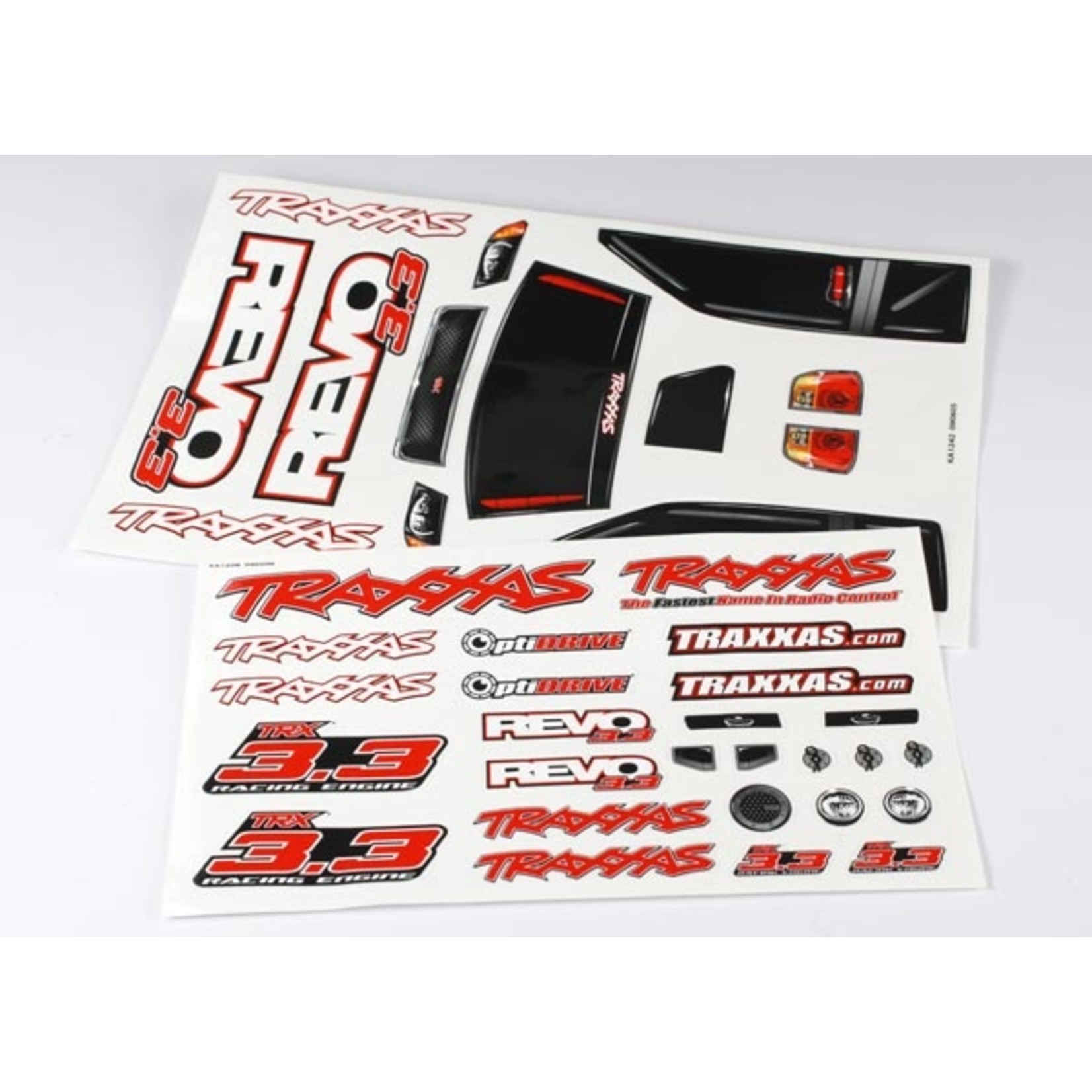 Traxxas 5313R - Decal sheets, Revo 3.3