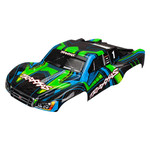 Traxxas 6844X - Body, Slash 4X4, green and blue (painted,