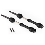 Traxxas 6852R - Driveshafts, rear, steel-spline constant-v