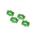 Traxxas 7758G - Wheel nuts, splined, 17mm, serrated (green